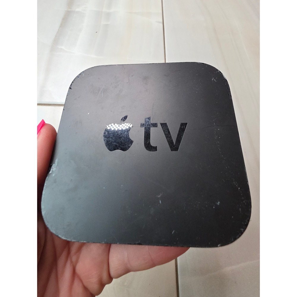 Apple TV 3rd Generation Black Media Streamer Model A1469 EMC 2633 1080p HD F1